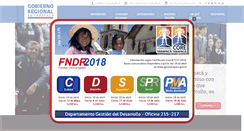Desktop Screenshot of goretarapaca.gov.cl